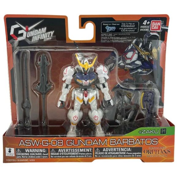 Bandai Gundam Infinity Series: ASW-G-08 Gundam Action Figure / 4.5 Inches - Picture 1 of 3
